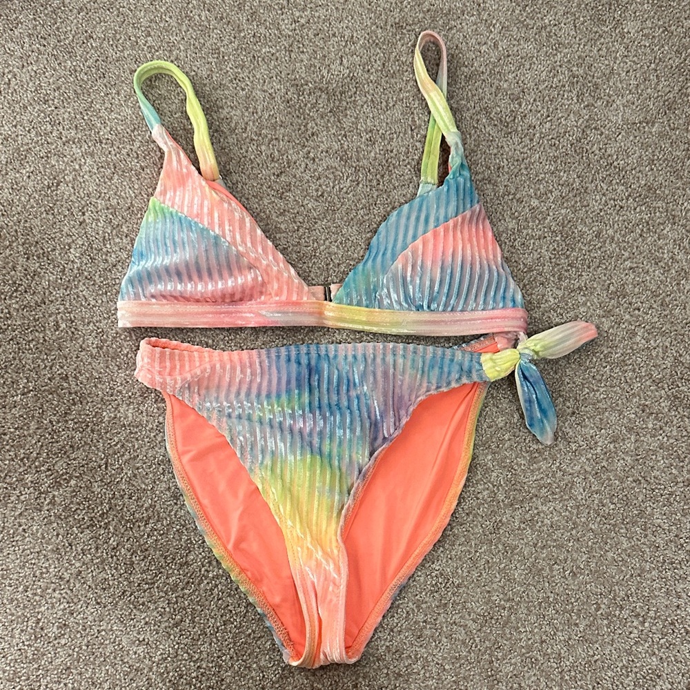 Dippin’ Daisys Colorful Velvet Bikini Set